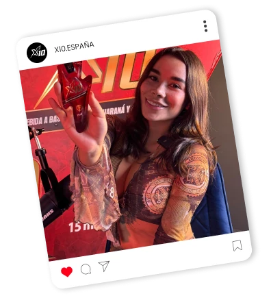 Publicación de Instagram de X10